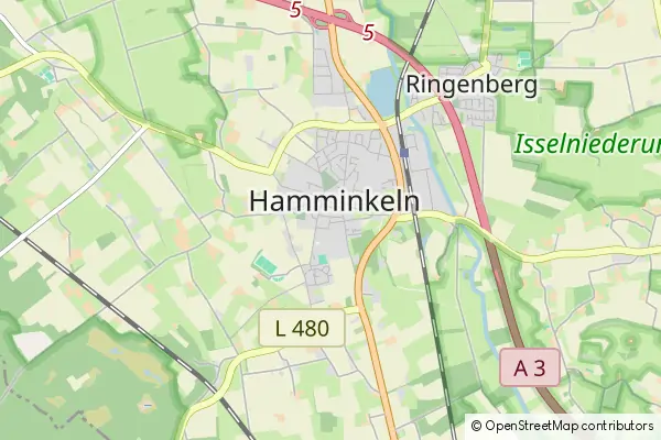 Karte Hamminkeln