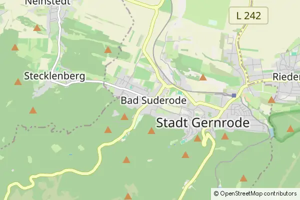 Karte Bad Suderode