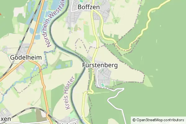 Karte Fuerstenberg