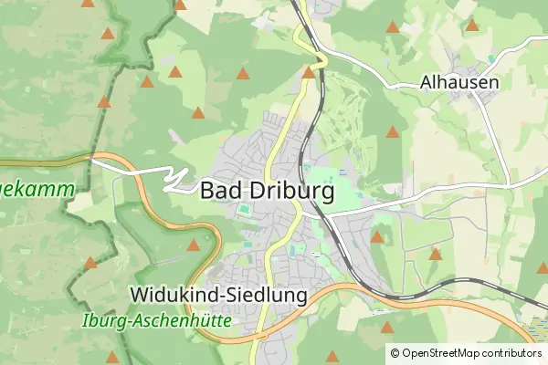 Karte Bad Driburg