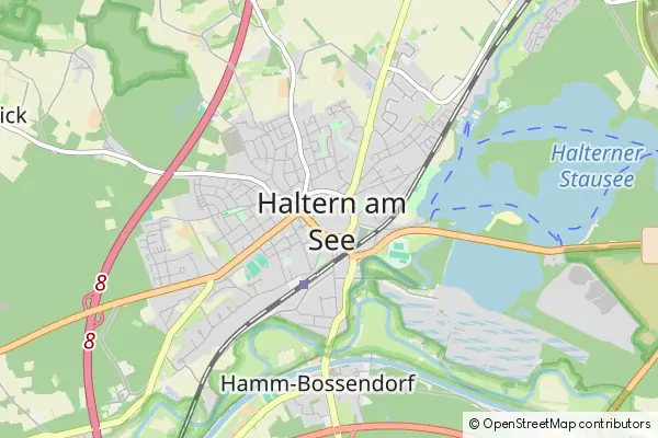 Karte Haltern in Westfalen