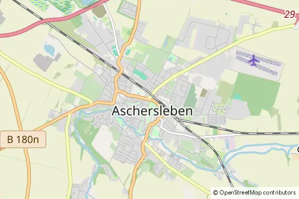 Karte Aschersleben