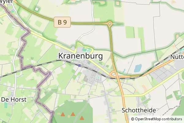 Karte Kranenburg