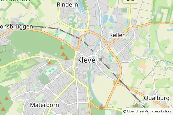 Karte Kleve