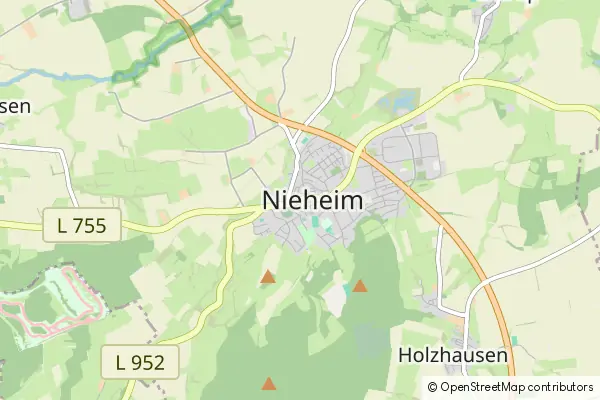 Karte Nieheim