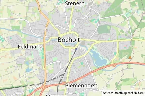 Karte Bocholt