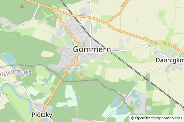 Karte Gommern