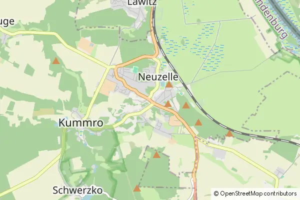 Karte Neuzelle