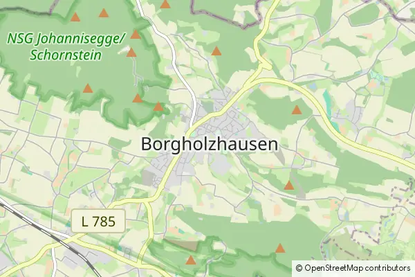 Karte Borgholzhausen