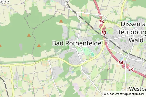 Karte Bad Rothenfelde