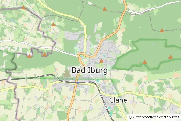 Karte Bad Iburg