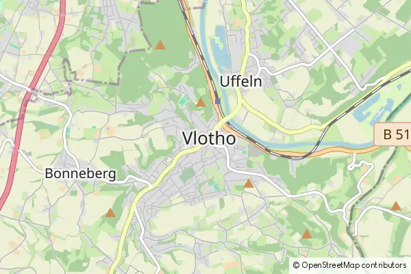 Karte Vlotho