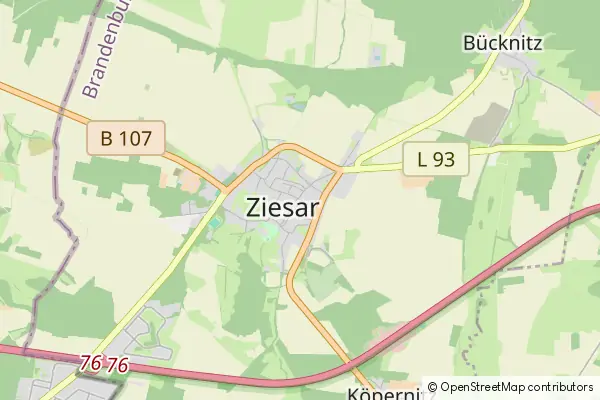 Karte Ziesar