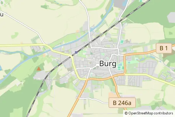 Karte Burg