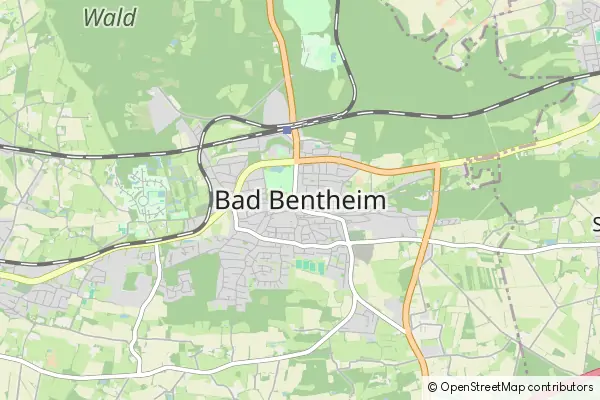 Karte Bad Bentheim