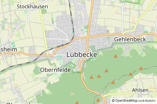 Karte Lübbecke