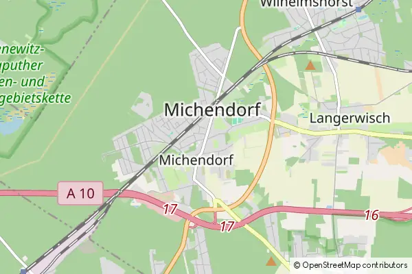 Karte Michendorf