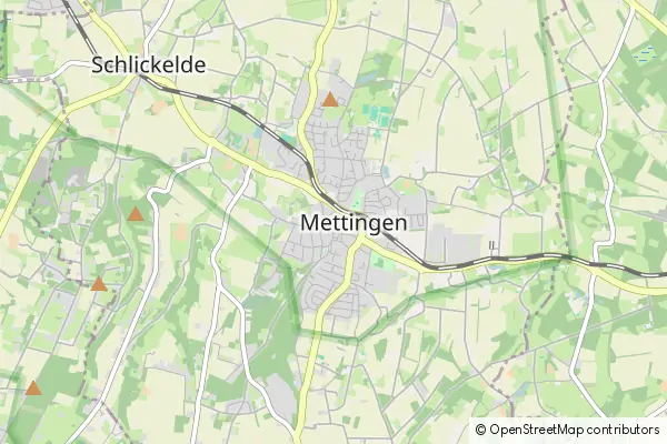 Karte Mettingen