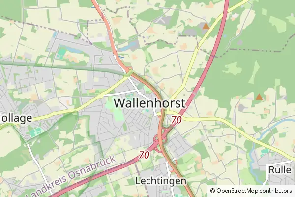 Karte Wallenhorst