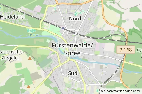 Karte Fürstenwalde