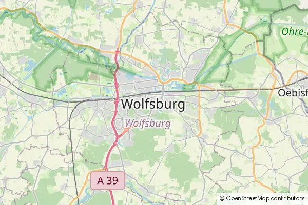 Karte Wolfsburg