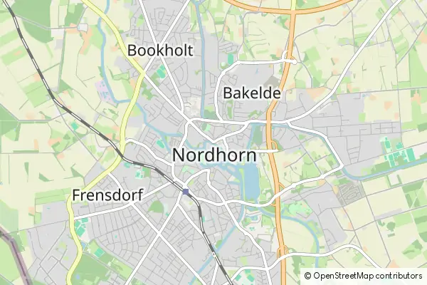 Karte Nordhorn