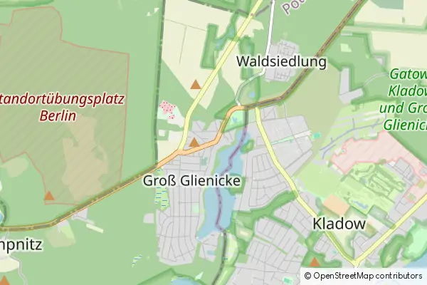 Karte Groß Glienicke