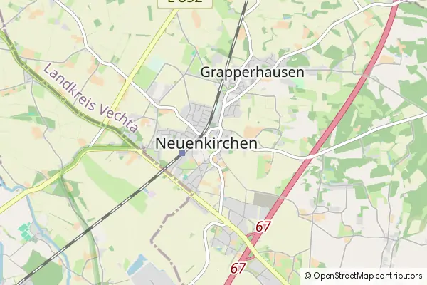 Karte Neuenkirchen-Voerden