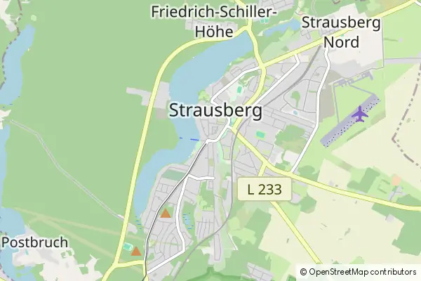 Karte Strausberg