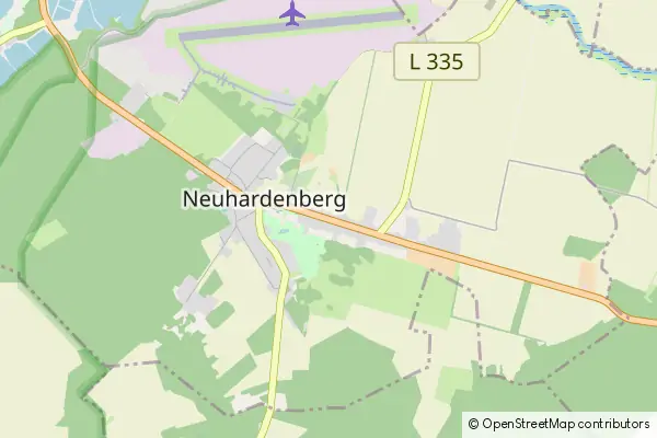 Karte Neuhardenberg