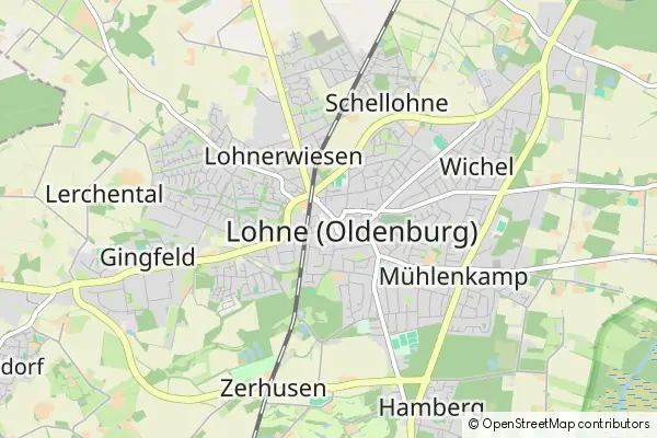 Karte Lohne (Oldenburg)