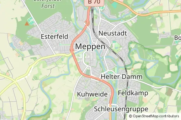 Karte Meppen