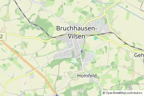 Karte Bruchhausen-Vilsen