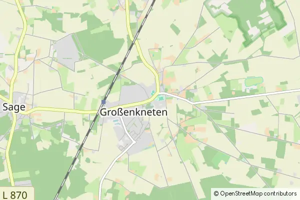 Karte Großenkneten