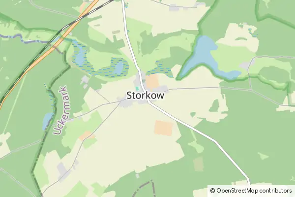 Karte Storkow