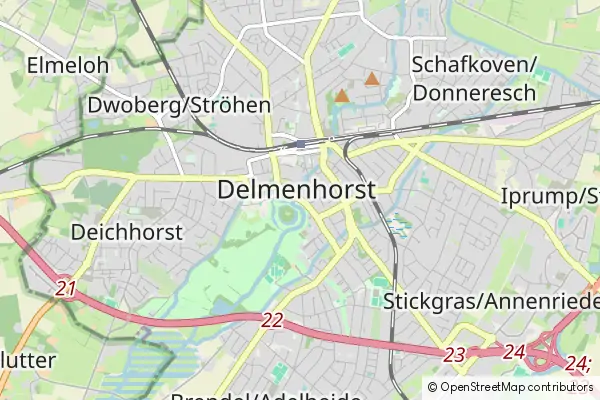 Karte Delmenhorst