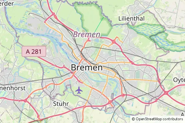 Karte Bremen