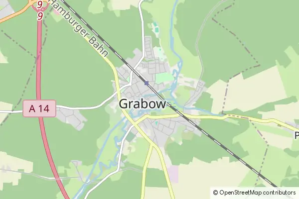 Karte Grabow