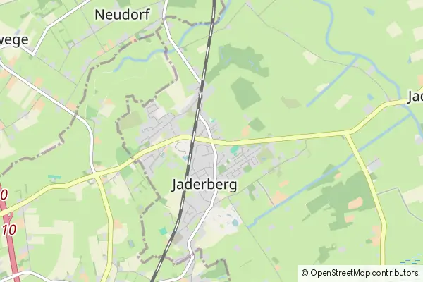 Karte Jaderberg