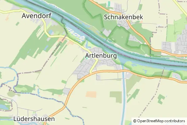 Karte Artlenburg