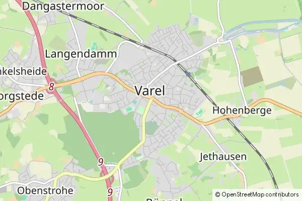 Karte Varel