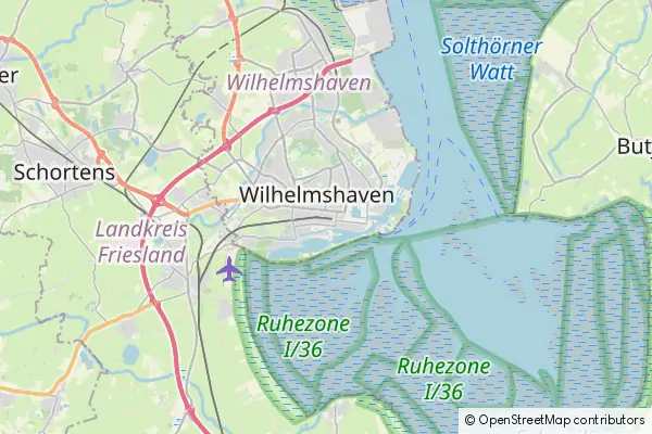 Karte Wilhelmshaven