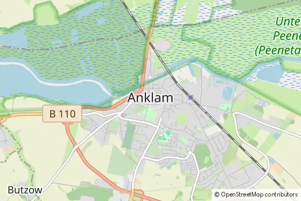 Karte Anklam