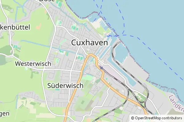 Karte Cuxhaven