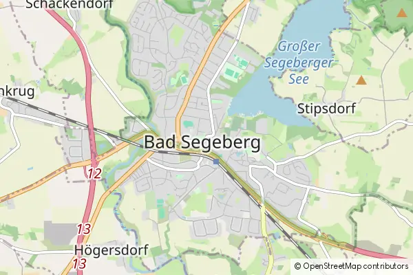 Karte Bad Segeberg