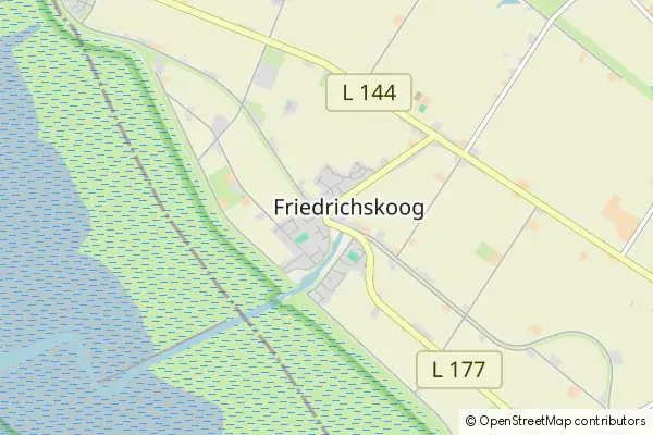 Karte Friedrichskoog