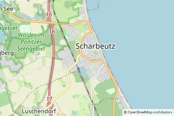 Karte Scharbeutz