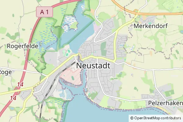 Karte Neustadt in Holstein