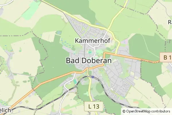 Karte Bad Doberan