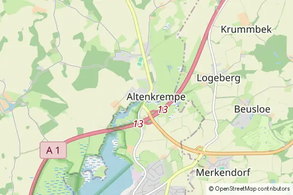 Karte Altenkrempe